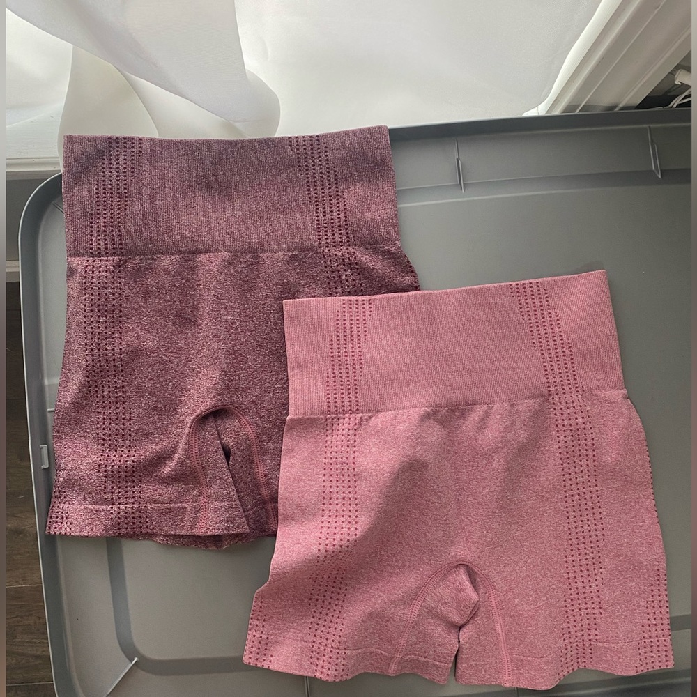 Never Worn Biker Shorts; set of 2